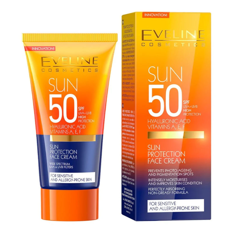 کرم ضد آفتاب اولاین SPF 50 Eveline