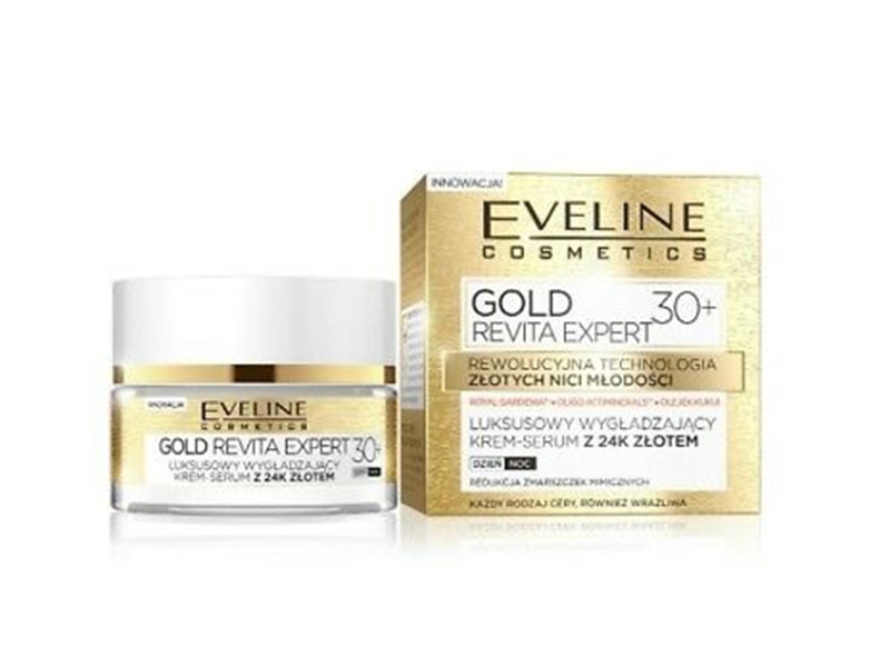 کرم ضد چروک طلا اولاین بالای 30 سال Eveline Gold Tightening