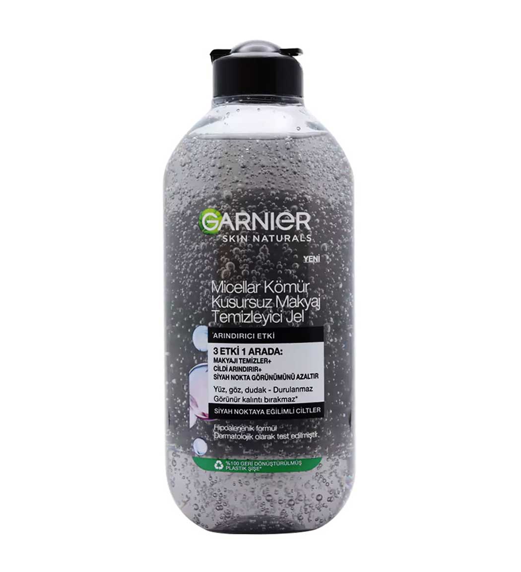 ژل میسلار گارنیر مدل CHARCOAL حاوی زغال فعال Garnier