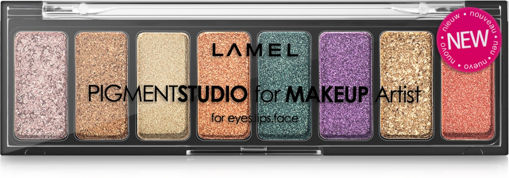 پالت سایه 8 رنگ لامل Pigment studio Lamel