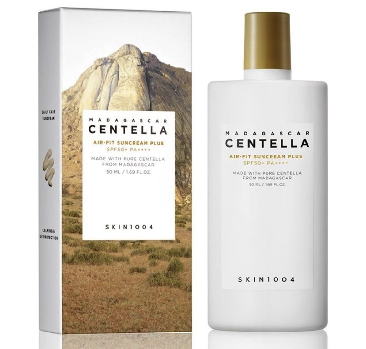 ضد آفتاب هیالورونیک اسید سنتلا SPF50 مناسب انواع پوست Centella