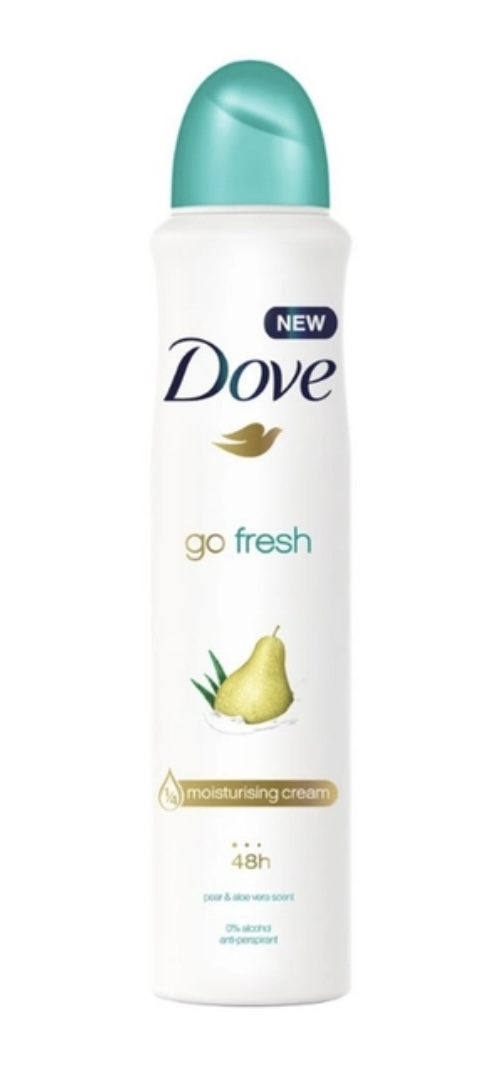 بادی اسپلش اسپری ضد تعریق گلابی زنانه داو Dove Go Fresh
