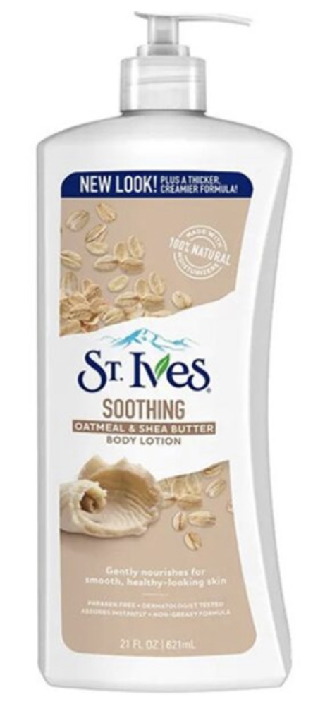 لوسیون بدن با عصاره جو دوسر و شی باتر St ives
