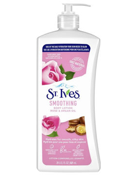 لوسیون بدن عصاره گل رز و روغن آرگان سنت ایوز St.Ives