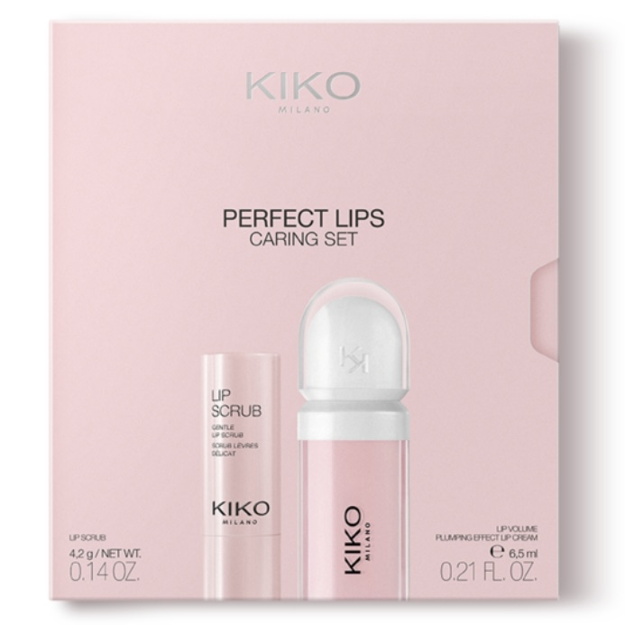 پالت و پک لیپ گلاس و اسکراب لب کیکو Kiko Milano