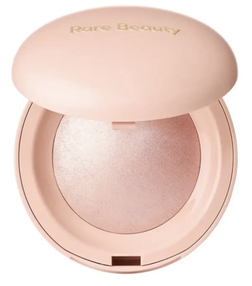 هایلایتر‌ پودری Rare beauty رنگ رز گلد Mesmerize