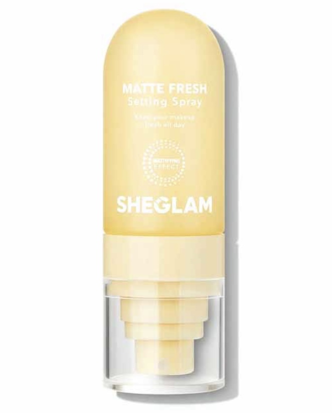 اسپری فیکس شیگلم رنگ زرد Sheglam