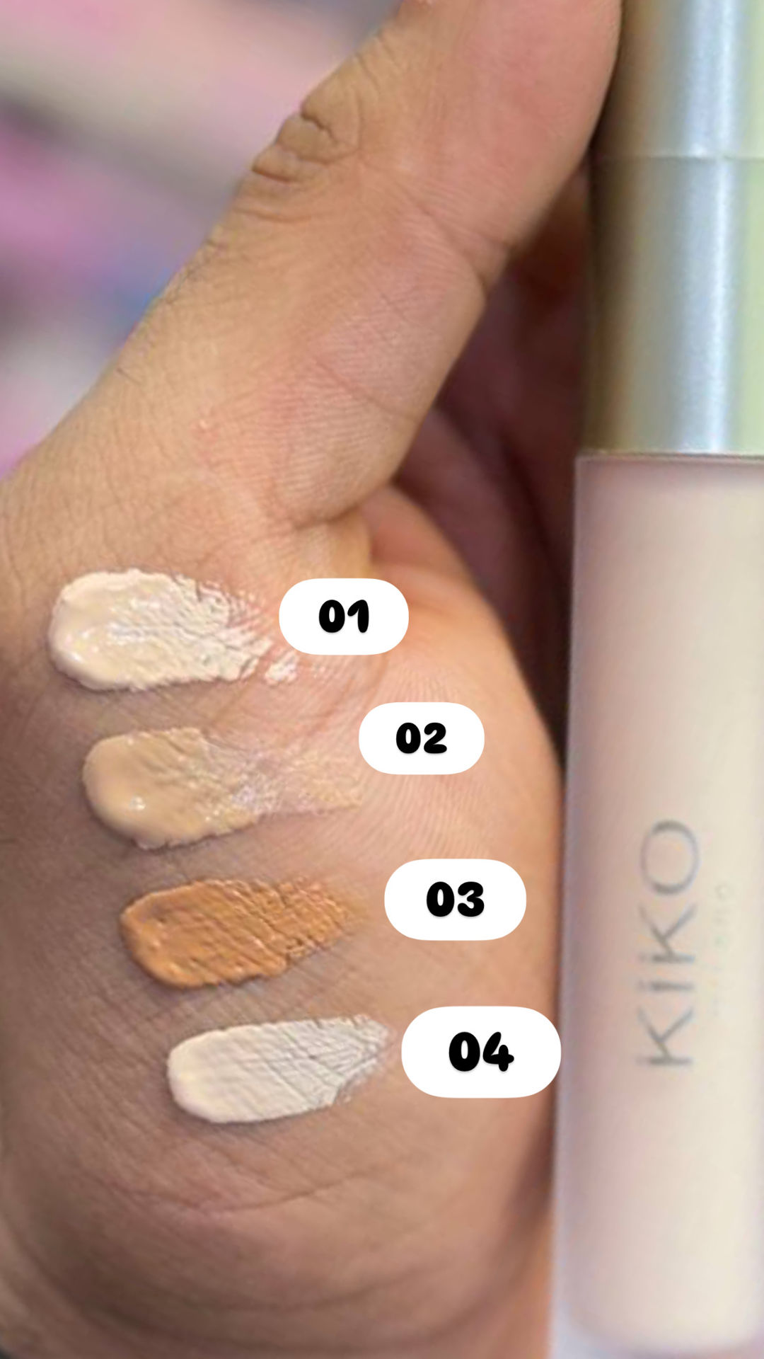 کانسیلر پد دار کیکو میلانو C04 رنگ عاجی | KIKO Milano Concealer