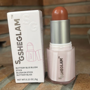 رژگونه استیکی کره ای شیگلم رنگ Hush Hush | SHEGLAM Cream Blush Stick