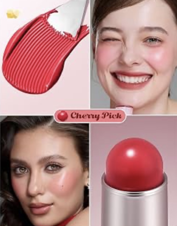 رژگونه استیکی شیگلم رنگ Cherry Pink | SHEGLAM Cream Blush Stick